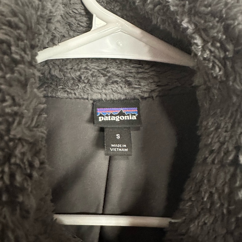 Patagonia Gray Fuzzy Los Gatos Vest - Picture 3 of 4